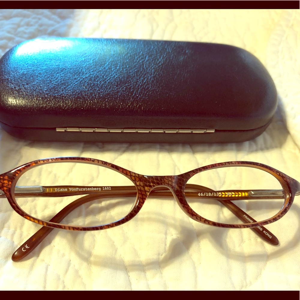 Diane Vonfurstenberg glass frames